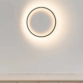 Moderne LED-Ring-Wandleuchte für das Wohnzimmer mit Akku