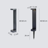 Moderne LED-Wegeleuchte für den Garten, IP65