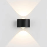 Moderne LED Außenwandleuchte Up & Down IP65 rechteckig