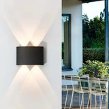 Moderne LED Außenwandleuchte Up & Down mit IP65 Schutzart für den Außenbereich