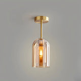 Moderne LED-Deckenleuchte aus Glas für Flur & Eingangsbereich