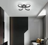 Moderne LED Deckenleuchte im Blumen-Design für Flur