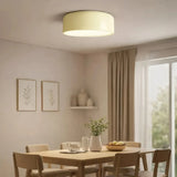 Runde dimmbare LED-Deckenleuchte im Morandi-Stil für Schlafzimmer