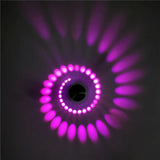 Moderne LED Wandleuchte aus Aluminium mit Lichteffekt für Flur, RGB
