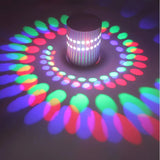 Moderne LED Wandleuchte aus Aluminium mit Lichteffekt für Flur, RGB
