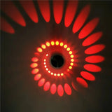 Moderne LED Wandleuchte aus Aluminium mit Lichteffekt für Flur, RGB