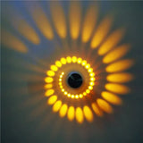 Moderne LED Wandleuchte aus Aluminium mit Lichteffekt für Flur, RGB