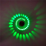 Moderne LED Wandleuchte aus Aluminium mit Lichteffekt für Flur, RGB