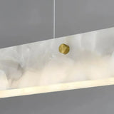Moderne LED Pendelleuchte aus Marmor für das Esszimmer