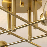 Moderne Mehrflammige LED-Deckenleuchte im Kugel-Design für das Wohnzimmer