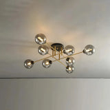 Moderne Mehrflammige LED-Deckenleuchte im Kugel-Design für das Wohnzimmer
