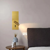 Moderne Wandstrahler aus Metall fürs Schlafzimmer