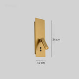 Moderne Wandstrahler aus Metall fürs Schlafzimmer