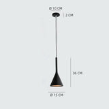 Moderne kleine Pendelleuchten aus Metall für den Bartisch