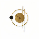 Moderne runde Wandleuchte mit Uhr für das Wohnzimmer