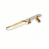 Moderne flache LED Deckenlampe mit schwenkbarem 355° Spot