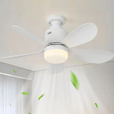 Moderner Deckenventilator mit Licht für Schlafzimmer, 5-flügelig
