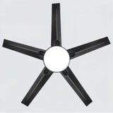 Moderner Deckenventilator mit Licht und 5 Flügeln