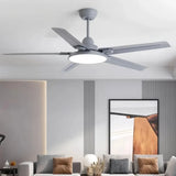 Moderner Deckenventilator mit Licht und 5 Flügeln