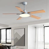 Moderner Deckenventilator mit Licht und 5 Flügeln
