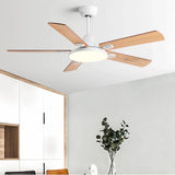 Moderner Deckenventilator mit Licht und 5 Flügeln