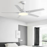 Moderner Deckenventilator mit Licht und 5 Flügeln