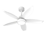 Moderner Deckenventilator mit Licht und Fernbedienung, 5 Flügel
