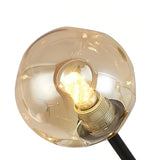 Moderner LED-Kronleuchter mit Glaskugeln für Wohnzimmer