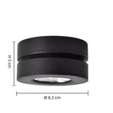 Moderner runder LED-Deckenstrahler verstellbar ideal für Wohnzimmer