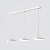 Moderne runde LED-Pendelleuchte für das Esszimmer, dimmbar