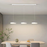 Moderne runde LED-Pendelleuchte für das Esszimmer, dimmbar