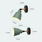 Maße der Wandleuchte: 18,5 cm hoch