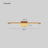 Wandleuchte für das Bad aus Holz – Skandinavisches Design