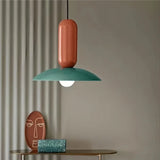 Nordische Pendelleuchte im Macaron-Stil aus Metall für das Esszimmer