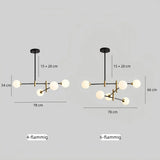 Moderner Sputnik-Kronleuchter fürs Esszimmer