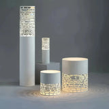 Weiße Outdoor-Stehlampe aus Edelstahl – IP54 für Garten und Terrasse