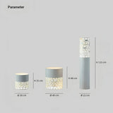 Weiße Outdoor-Stehlampe aus Edelstahl – IP54 für Garten und Terrasse