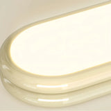 Ovale LED-Deckenleuchte modern für Flur und Eingangsbereich