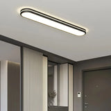 Ovale LED-Deckenleuchte modern für Flur und Eingangsbereich