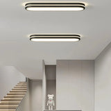 Ovale LED-Deckenleuchte modern für Flur und Eingangsbereich