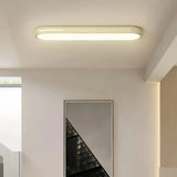 Ovale LED-Deckenleuchte modern für Flur und Eingangsbereich
