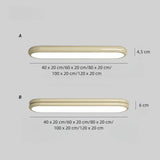 Ovale LED-Deckenleuchte modern für Flur und Eingangsbereich
