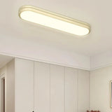 Ovale LED-Deckenleuchte modern für Flur und Eingangsbereich