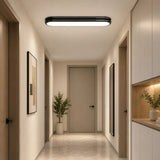 Ovale LED-Deckenleuchte modern für Flur und Eingangsbereich