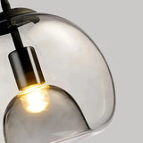 Pendelleuchte mundgeblasenes Glas Kugelform für Esszimmer
