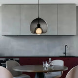 Pendelleuchte mundgeblasenes Glas Kugelform für Esszimmer