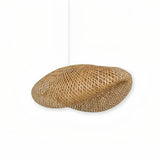 Pendelleuchte aus Rattan im skandinavischen Stil mit LED für den Esstisch