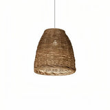 Rattan Hängelampe im Boho-Stil für Esszimmer