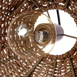 Rattan Hängelampe im Boho-Stil für Esszimmer