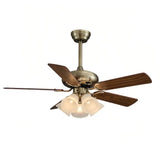 Retro-Deckenventilator mit Licht fürs Wohnzimmer